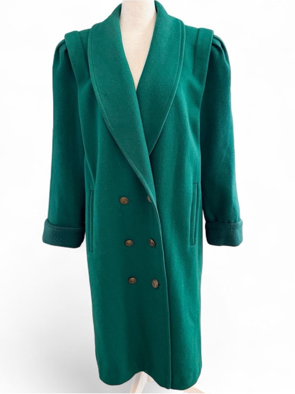 Jofeld Vintage Green Wool Blend Coat – Fits Like a Large, Excellent Condition 💚